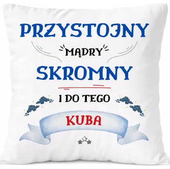 Polštář Polštář pro Erica jako Dárek s potiskem bílý PoliDraw