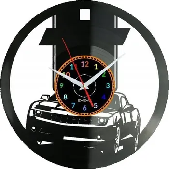 Hodiny AUTO HODINY NÁSTĚNNÉ VINYLOVÁ DESKA DÁREK PAMÁTKA NAROZENINY