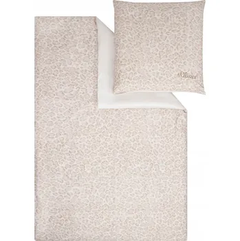 Povlečení Povlečení bavlněný satén s.Oliver 5084-300 Béžová