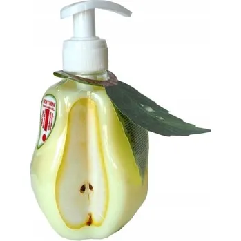 Koupelová kosmetika LARA Tekuté mýdlo na ruce s pumpičkou 375 ML HRUŠKA Ovocné hruškové