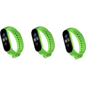 Řemínek na hodinky 3x Řemínek pro Xiaomi Mi Band 3 4 Náhradní řemínek Zelený Kena Top Barva