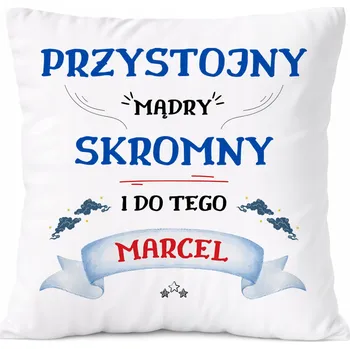 Polštář Polštář pro Gabriela jako Dárek s potiskem bílý PoliDraw