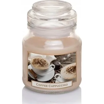 Svíčka Tradiční parafínová svíčka Coffee Cappuccino Bartek Candles 1 ks