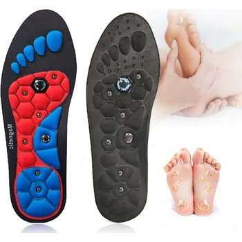 Vložka do bot MAGNETICKÉ VLOŽKY DO BOT AKUPRESURNÍ PRO MASÁŽ NOHOU Velikost 40-43