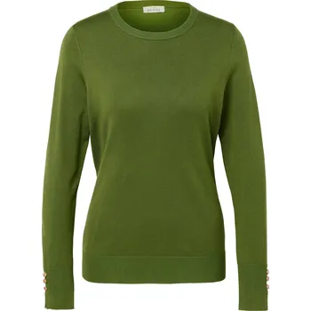 Dámský svetr 714134 - Tchibo - Svetr z jemného úpletu - pro ženy - vel. S 36/38 - barva: zelená