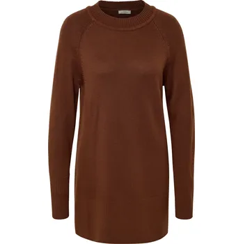 Dámský svetr 713776 - Tchibo - Dlouhý pletený svetr - pro ženy - vel. XXL 52/54 - barva: hnědá