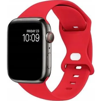 Řemínek na hodinky Řemínek Bestphone pro Apple, červený