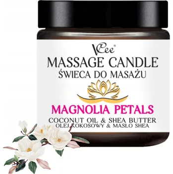 Svíčka Masážní svíčka VCee Magnolie Petals 80 ml