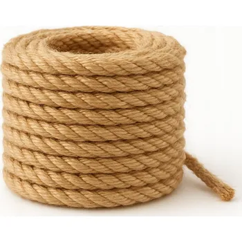 Železářství JUTOVÉ LANO námořnické kroucené šňůra 5mm 10 METRŮ