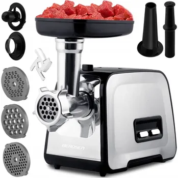 Kuchyňský mlýnek Mlýnek na maso Berdsen BM-601A 1200W zpětný chod, 3,2 KG/MIN