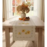 Ubrus celoroční, Slunečnice na béžovým