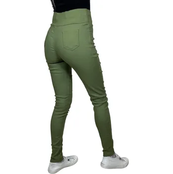 MiniLady Dámské zelené kalhoty MELISA Barva: Zelená, Velikost: 2XL-3XL