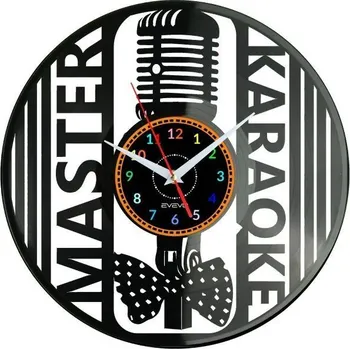 Hodiny Karaoke Nástěnné Hodiny Vinylová Deska Moderní Dekorativní Dárek