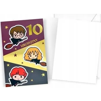 Karta Harry Potter Dárek K NAROZENINÁM Přání Všechno Nejlepší Skvělá