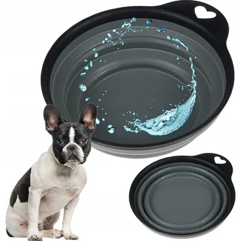 Miska pro psa Miska dla psa SILIKONOWA składana TURYSTYCZNA na výlet 400 ml