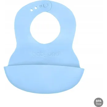 Bryndák Silikonový bryndák s nastavitelným zapínáním, modrý BabyOno