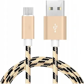 Datový kabel Kabel Gline USB - microUSB typ B 1 m růžový