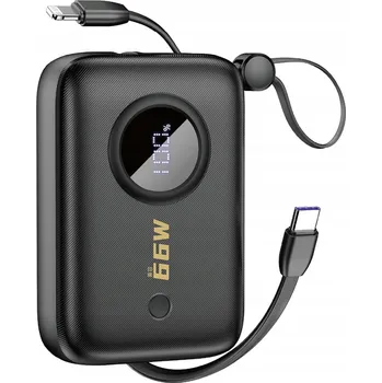 Powerbanka Powerbanka Dudao K14 USB-A / USB-C 10000mAh - černá