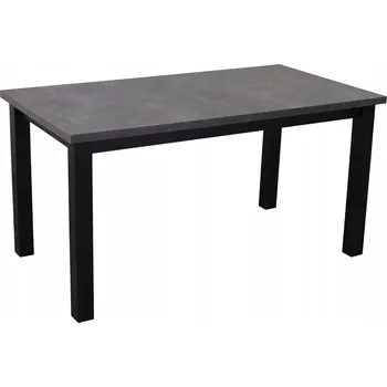 Jídelní stůl Kuchyňský stůl BIRD Meble obdélníkový betonový, černý 80 x 150 x 76 cm