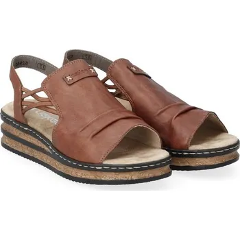 Dámské sandále Rieker 62962-22 hnědá, vel. 41