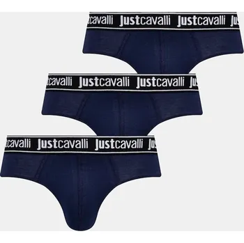 Boxerky Spodní prádlo Just Cavalli 3-pack 79OAJU01.CJUT2 námořnická modř 59X, vel. S