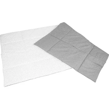 Dětská postýlka Eva Kiedroňová Multifunkční Deka - Šedý s bílými puntíky / Bílý s šedými puntíky