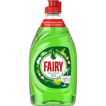 Mycí prostředek Prostředek na mytí nádobí Fairy Apple & Rhubarb 0,32 l (Jablko a rebarbora)