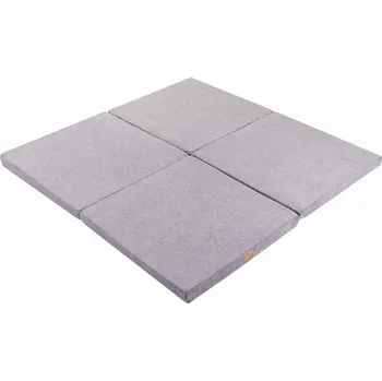 Hrací deka MeowBaby Podložka na Hraní 120x120 cm pro Děti, Čtvercová Skládací, Velurová