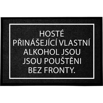 Rohožka Rohožka Černá Vlastní alkohol Super Dárek Do Domu 60x40cm