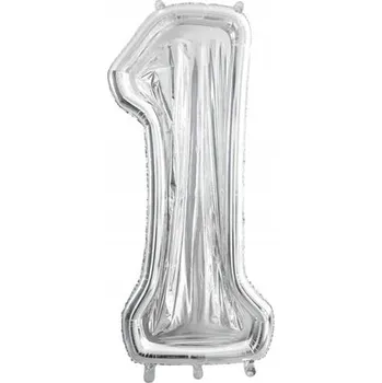 Balónek Šablona pro plnění balónků - ČÍSLICE 1 - K 1. Narozeninám / Ročku - 126 cm