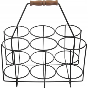 Úložný box Přepravka na lahve piva, nápojů - košík, box, organizér, stojan