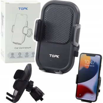 Držák do ventilační mřížky Lean černý