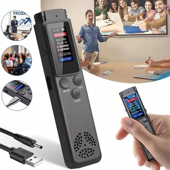 IP kamera 64GB KVALITNÍ DIGITÁLNÍ DIKTAFON S VESTAVĚNÝMI MIKROFONY A FUNKCÍ POTLAČENÍ HLUKU