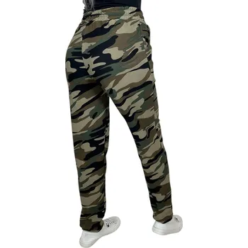 Dámské vojenské zateplené tepláky SL Barva: Vojenská, Velikost: M-L