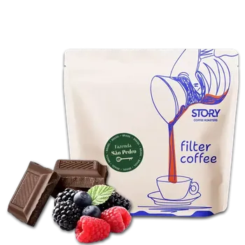 Káva Story Coffee Roasters Výběrová káva Brazílie - SAO PEDRO EXPLORER | Výběrová káva | 250g | Zrnková - 100% Arabika