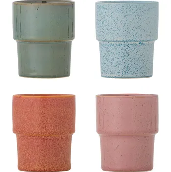 Bloomingville, Hrníčky Ewan, 150 ml, barevné, 4 ks - Formadore