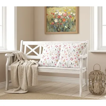 Polštář Návlek na polštář, Luční květiny, 40 x 40 cm