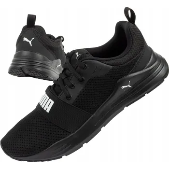 Chlapecké tenisky Dětské boty Puma Wired Run Jr černé, velikost 37,5