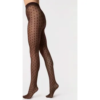 Dámské punčochy Fiore punčocháče G 6125 Bijou 20 den 2-4 mocca 3-M