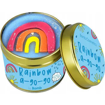 Svíčka Dekorativní parafinová svíčka RAINBOW A-GO-GO Bomb Cosmetics