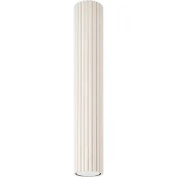 Stropní Svítidlo KARBON 40 béžová minimalistická lampa svítí směrem dolů pro osvětlení