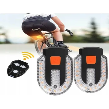 Cyklosvítilna černá směrová světla na kolo