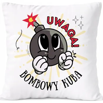 Polštář Polštář Pro Alana jako Dárek s potiskem Fotografie, Bílý PoliDraw