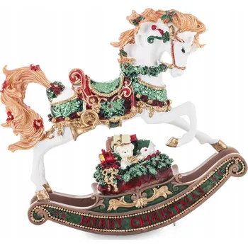 hrací skříňka Hrací Skříňka Houpací koník vánoční houpající se 22 vícebarevná