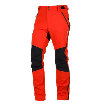 Pánské kalhoty Northfinder Pánské outdoorové softshellové nohavice 3L ANATOL, oranžová,