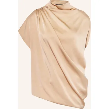 Dámská halenka Fabiana Filippi Dámský Halenkový Top Ze Saténu S Ozdobnými...