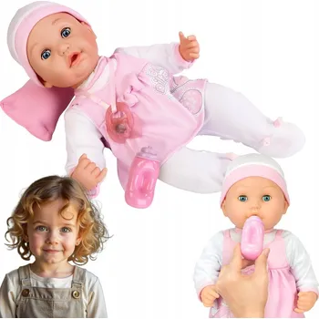 Panenka Panenka Miminko Interaktivní s příslušenstvím mluví žvatlá pro holčičky 3 4 5