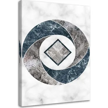 Obraz OBRAZ NA PLÁTNĚ Abstrakce Mramor šedý 40x60