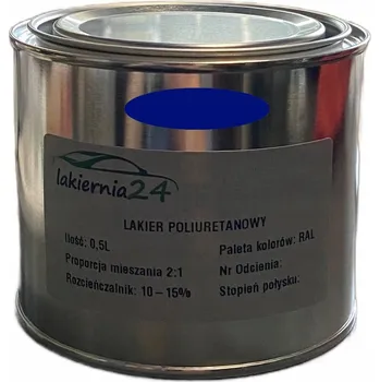 barva na kov Barva Polyuretanová průmyslová barva, polyuretanový lak lesklý 0,5l 2:1 RAL 5002