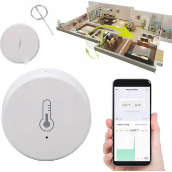 ZIGBEE SENZOR TEPLOTY A VLHKOSTI TUYA